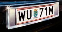 Oldtimer Kennzeichen Adapter Oldtimer Kennzeichen, historisches Fahrzeug, Adapter zu Kennzeichenhalter