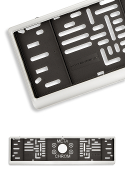 META CHROM® straight satin-chrome