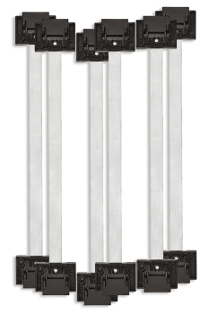 Wechselkennzeichensystem für 3 Autos