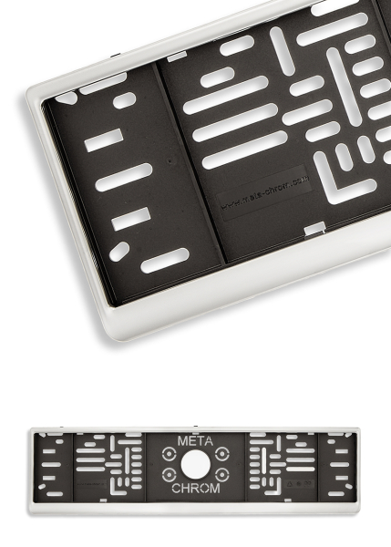 META CHROM® straight satin-chrome