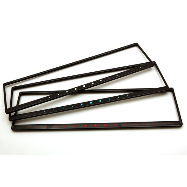 CRYSTALline einzeilig gebogen schwarz