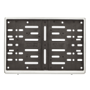 META CHROM® zweizeiliger Kennzeichenhalter